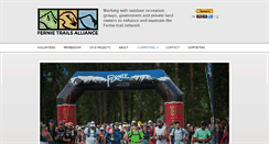 Desktop Screenshot of fernietrailsalliance.com